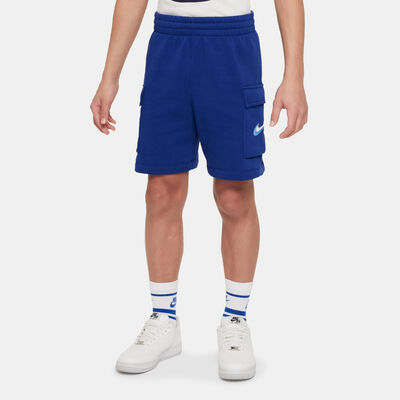 Nike Kids' Sportswear Fleece Shorts (Older Kids) Blue