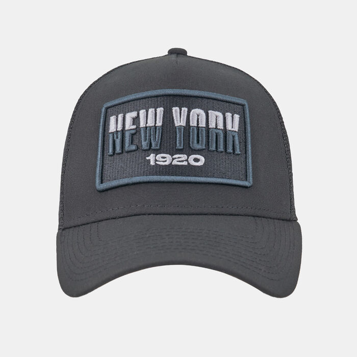 New Era Men's US State Trucker Cap Black New Era Men's US State Trucker Cap Black image number 0