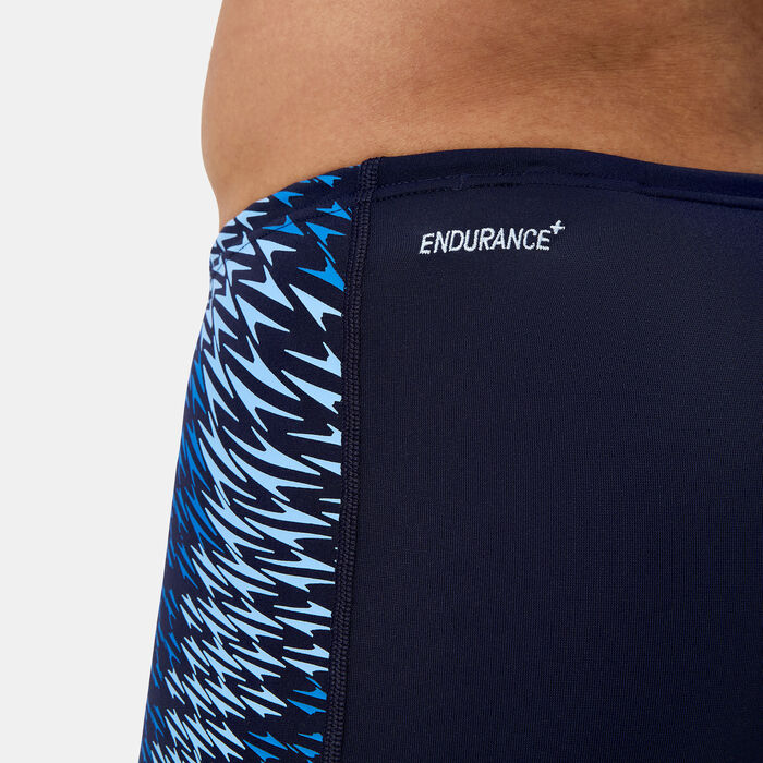 Speedo Men's End+ Tech Panel Swimming Jammers Blue Speedo Men's End+ Tech Panel Swimming Jammers Blue image number 3