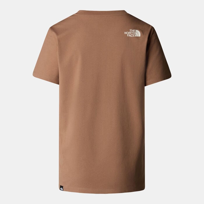 The North Face Women's Easy T-Shirt Brown The North Face Women's Easy T-Shirt Brown image number 1