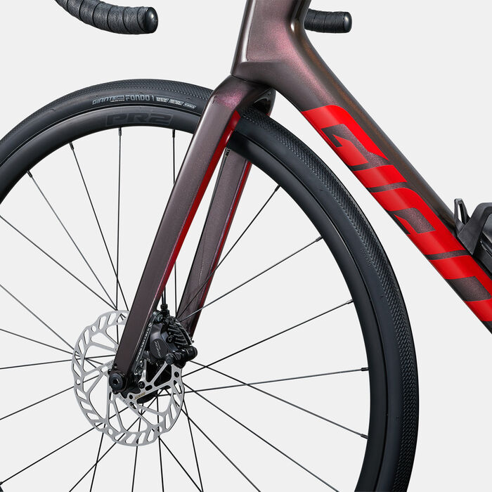 Giant Defy Advanced 2 Road Bike Red Giant Defy Advanced 2 Road Bike Red image number 6