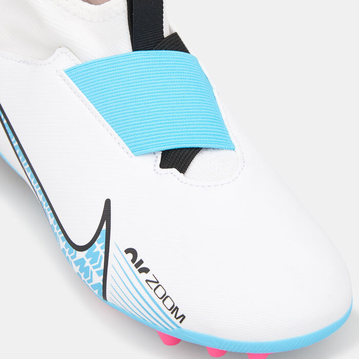 Nike Kids' Jr. Mercurial Zoom Superfly 9 Academy Artificial-Grass Football Shoe White Nike Kids' Jr. Mercurial Zoom Superfly 9 Academy Artificial-Grass Football Shoe White image number 4