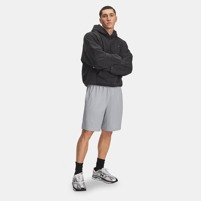 Under Armour Men's Rival Waffle Shorts Grey Under Armour Men's Rival Waffle Shorts Grey image number 2
