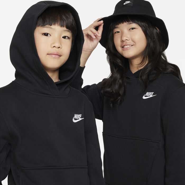 Nike Kids' Sportswear Club Fleece Hoodie Black image number 2