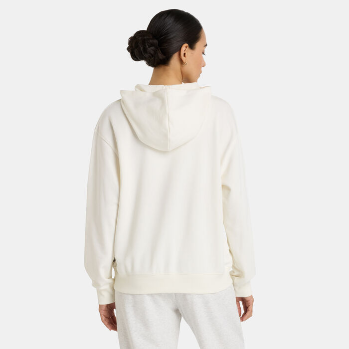 New Balance Women's Sport Graphic French Terry Hoodie White New Balance Women's Sport Graphic French Terry Hoodie White image number 1
