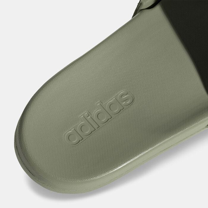 adidas Men's Adilette Comfort Slides Green adidas Men's Adilette Comfort Slides Green image number 4