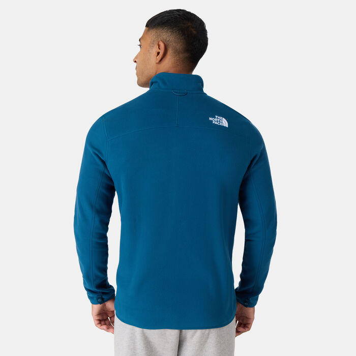 The North Face Men's 100 Glacier Fleece Full-Zip Jacket Green The North Face Men's 100 Glacier Fleece Full-Zip Jacket Green image number 1
