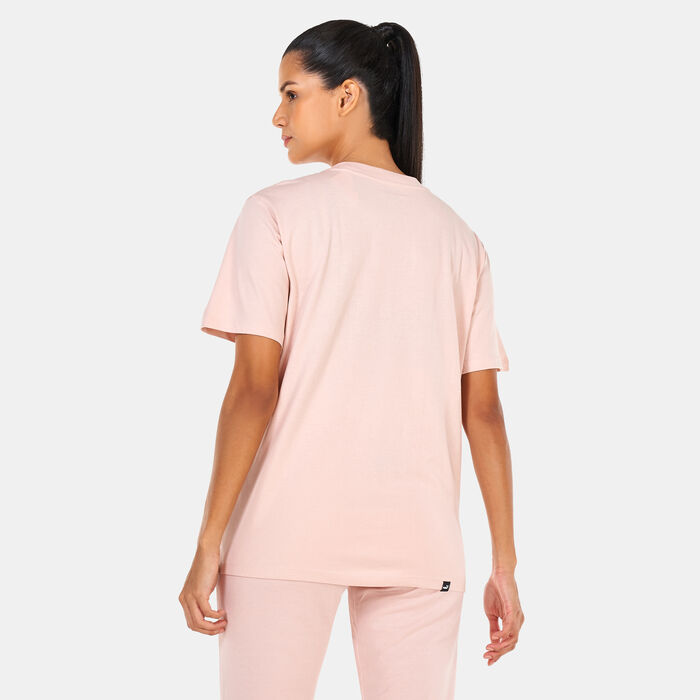 PUMA Women's HER T-Shirt Pink PUMA Women's HER T-Shirt Pink image number 1