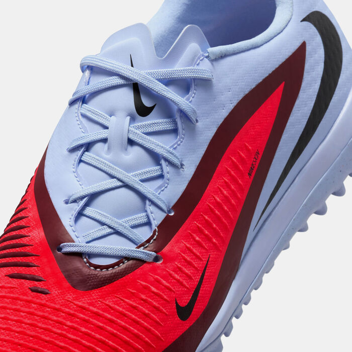 Nike Men's Phantom 6 Low Academy Turf Ground Football Shoes Blue image number 4