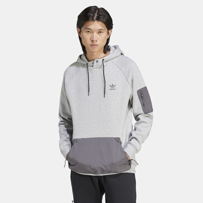 adidas Originals Men's Logo Hoodie Grey image number 0