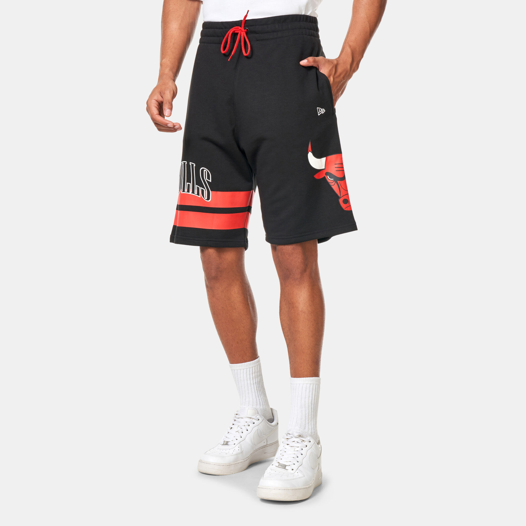 Men s NBA Chicago Bulls Arch Graphic Shorts Black New Era in KSA SSS
