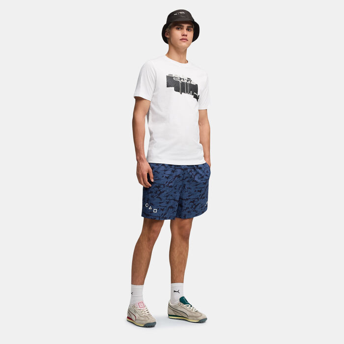 PUMA Men's Squid Game Graphic T-Shirt White PUMA Men's Squid Game Graphic T-Shirt White image number 2