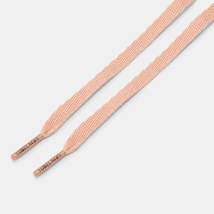 TUBELACES Flat Shoelaces Orange TUBELACES Flat Shoelaces Orange image number 0