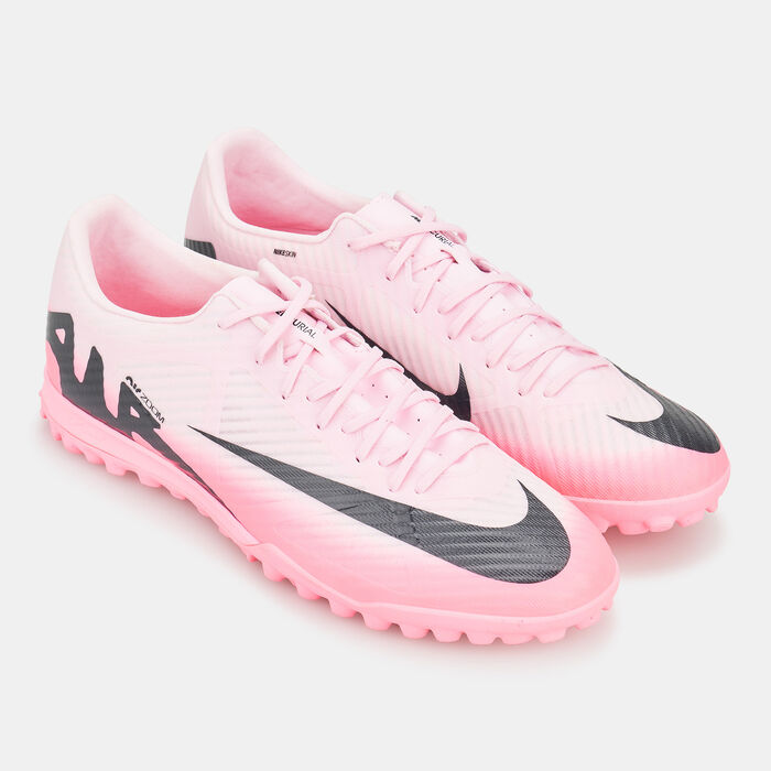 Nike Men's Mercurial Vapor 15 Academy Turf Ground Football Shoes Pink Nike Men's Mercurial Vapor 15 Academy Turf Ground Football Shoes Pink image number 1