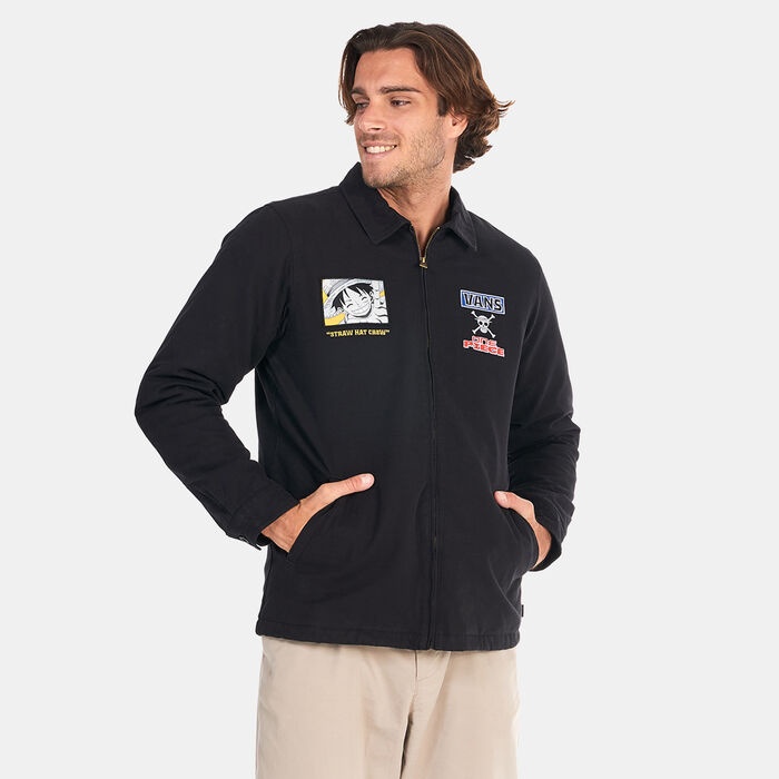 Vans Men's x One Piece Station Jacket Black Vans Men's x One Piece Station Jacket Black image number 0