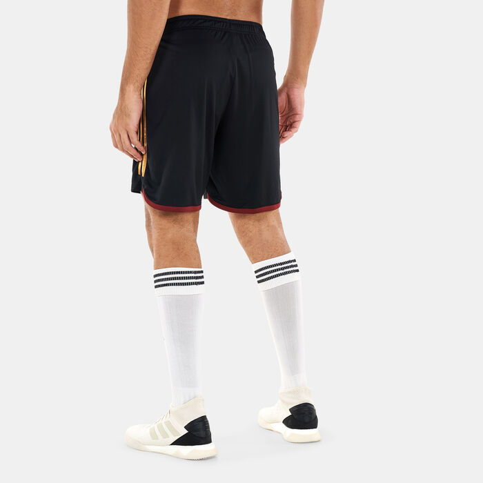 adidas Men's Germany Stadium Away Shorts - 2022 Black image number 1