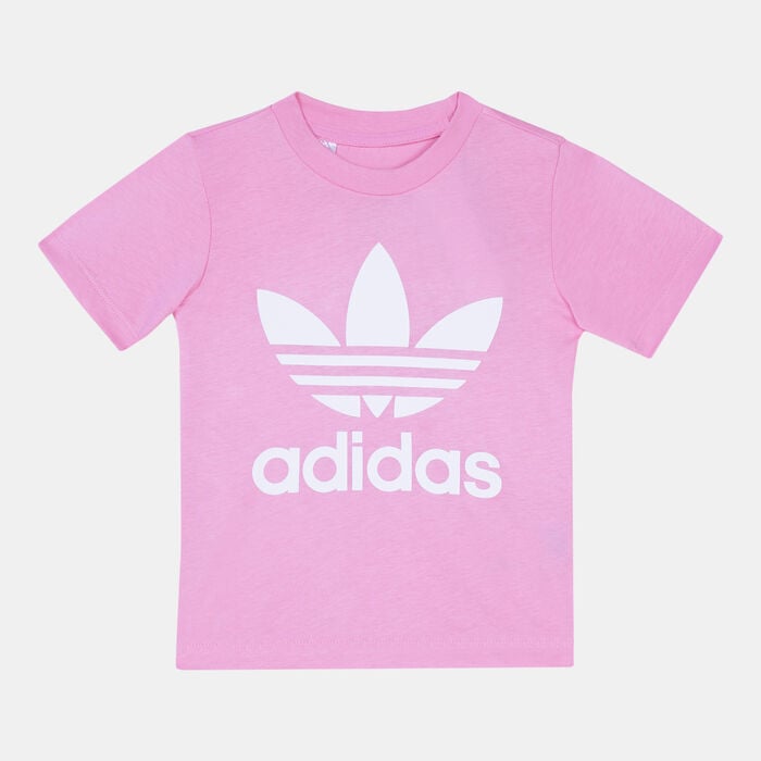 adidas Originals Kids' Trefoil T-Shirt (Baby & Toddler) Black adidas Originals Kids' Trefoil T-Shirt (Baby & Toddler) Black image number 0