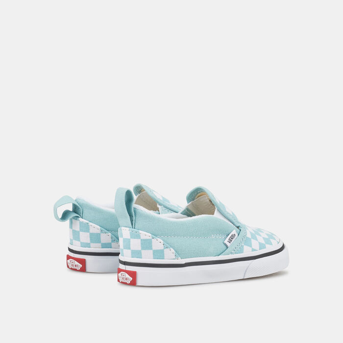 Vans Kids' Checkerboard Slip-On Shoe (Baby and Toddler) Blue image number 2