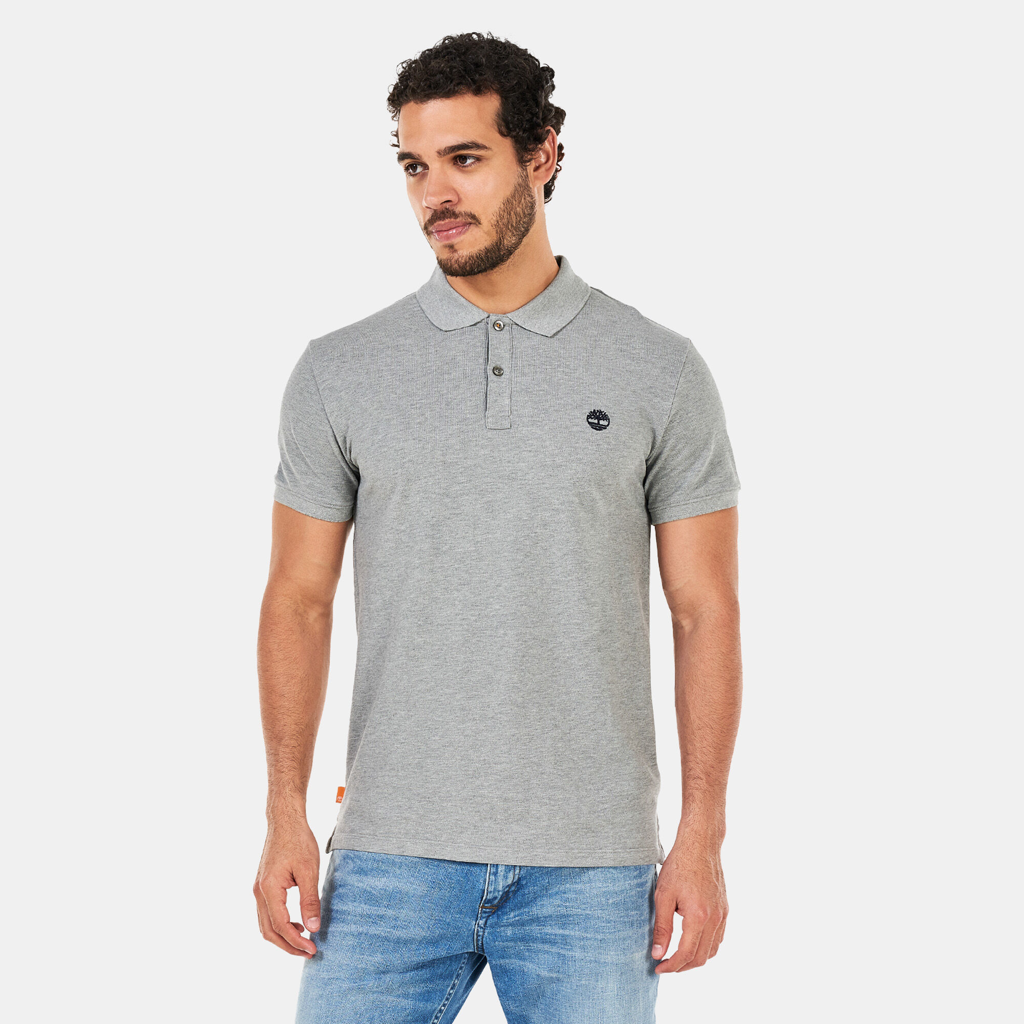 Buy Timberland Men s Millers River Pique Polo Shirt Grey in KSA SSS