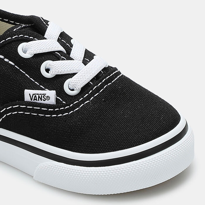 Vans Kids' Authentic Elastic Lace Shoe (Baby and Toddler) Black Vans Kids' Authentic Elastic Lace Shoe (Baby and Toddler) Black image number 4