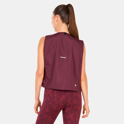ASICS Women's Runkoyo Padded Vest Red ASICS Women's Runkoyo Padded Vest Red