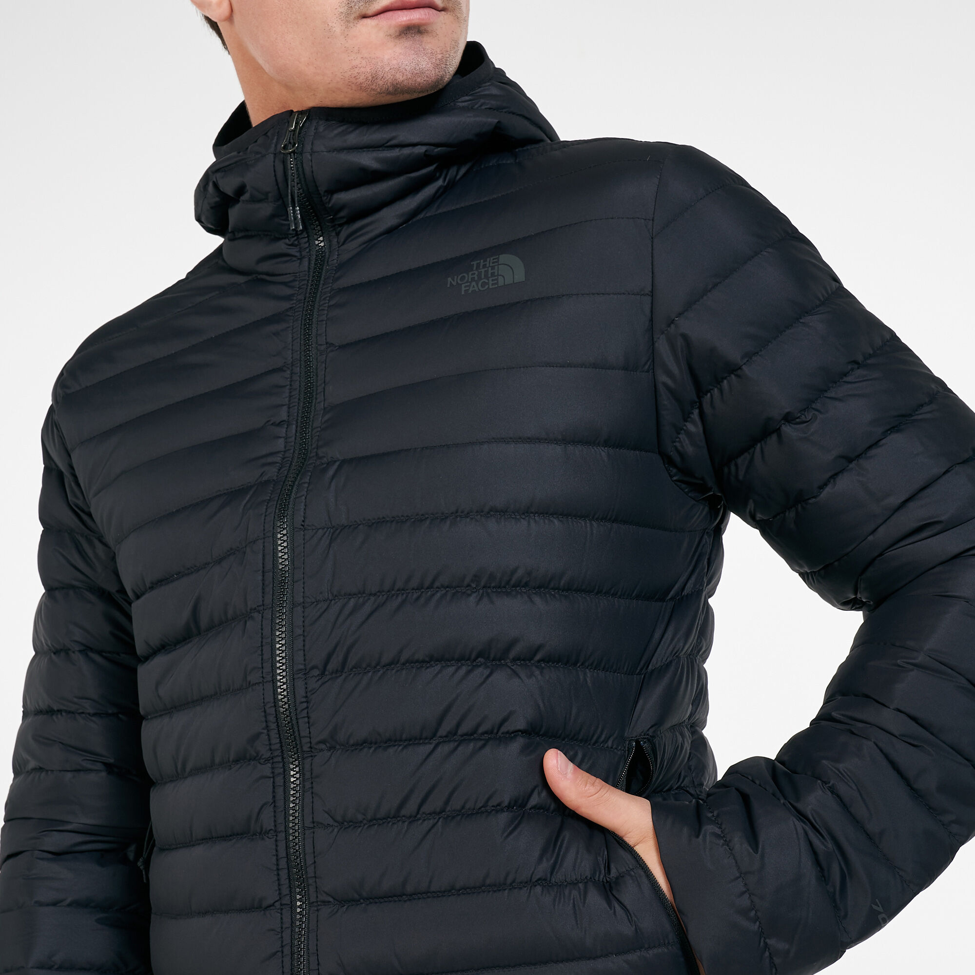 North face men's sale stretch down hoodie