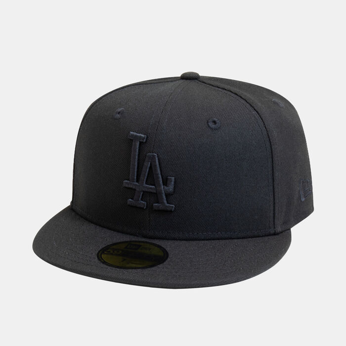 New Era Men's MLB Los Angeles Dodgers Essential 59FIFTY Cap Black New Era Men's MLB Los Angeles Dodgers Essential 59FIFTY Cap Black image number 2