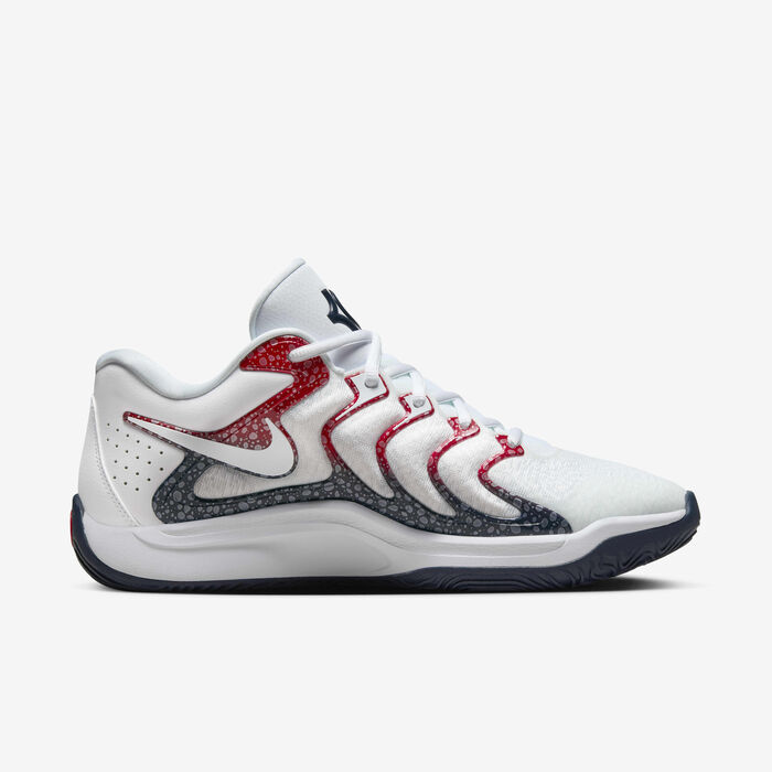 Nike Men's KD17 Basketball Shoes White Nike Men's KD17 Basketball Shoes White image number 2