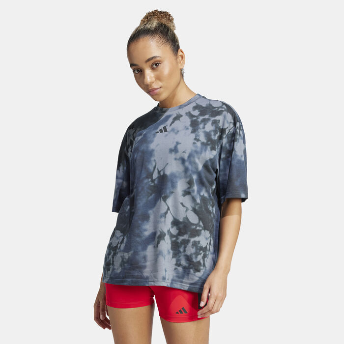 adidas Women's Climacool Training Club 24/7 Graphic T-Shirt Black adidas Women's Climacool Training Club 24/7 Graphic T-Shirt Black image number 0