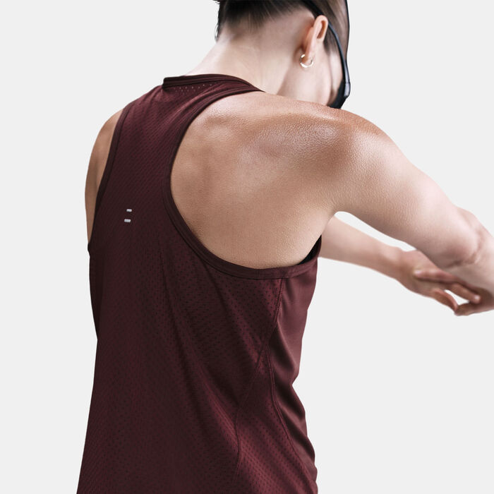 Nike Women's Tempo Dri-FIT Running Tank Top Pink image number 4