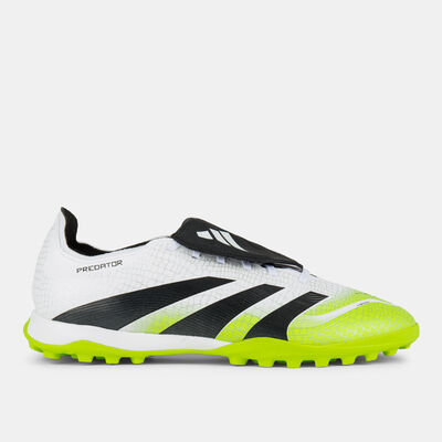 adidas Men's Predator League Fold-Over Tongue Turf Ground Football Shoes White adidas Men's Predator League Fold-Over Tongue Turf Ground Football Shoes White