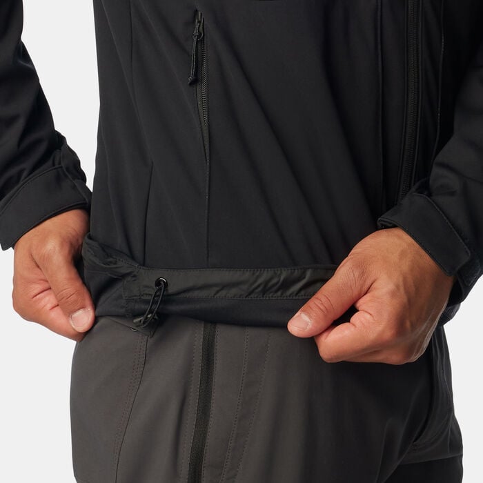 Columbia Men's Softshell Full-Zip Hoodie Black Columbia Men's Softshell Full-Zip Hoodie Black image number 4