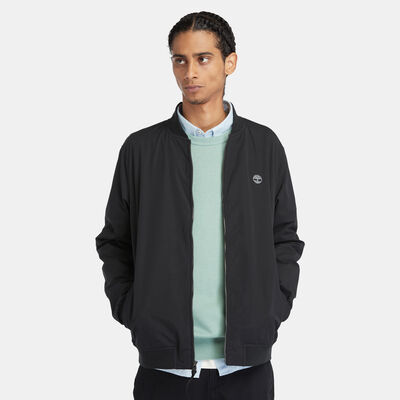 Timberland Men's Water Repellent Bomber Jacket Black Timberland Men's Water Repellent Bomber Jacket Black