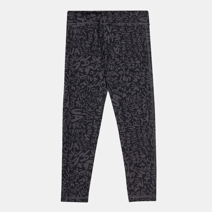 Under Armour Kids' Motion Printed Cropped Training Leggings Grey image number 0