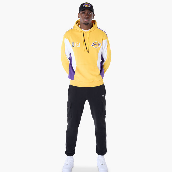 New Era Men's NBA Los Angeles Lakers Hoodie yellow New Era Men's NBA Los Angeles Lakers Hoodie yellow image number 2