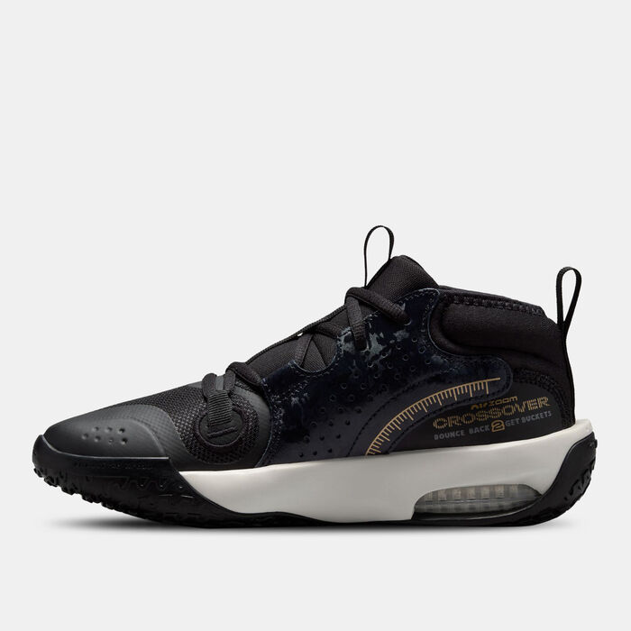 Nike Kids' Air Zoom Crossover 2 Basketball Shoes Black Nike Kids' Air Zoom Crossover 2 Basketball Shoes Black image number 2