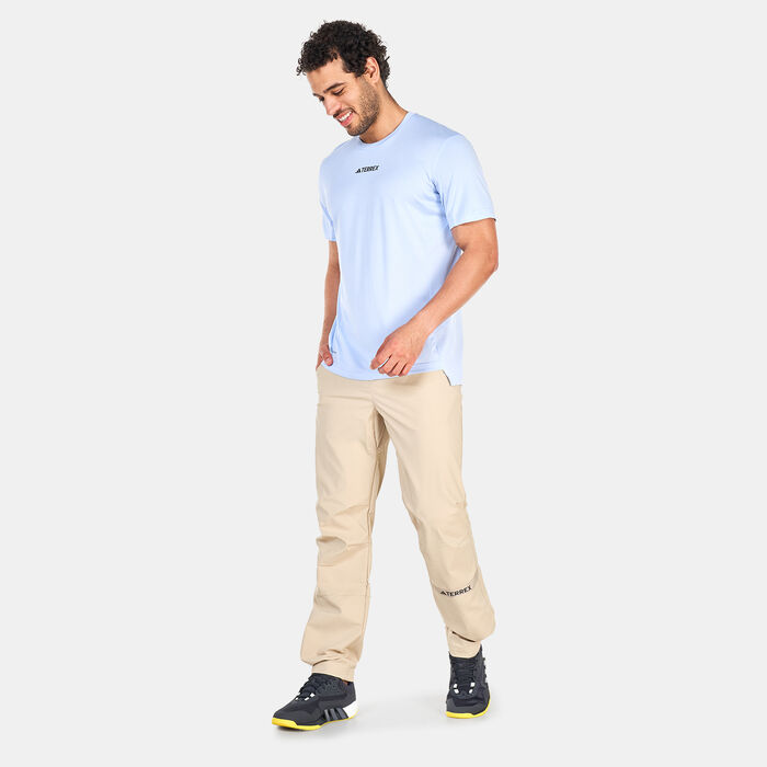 adidas Men's Terrex Multi Woven Pants Beige adidas Men's Terrex Multi Woven Pants Beige image number 2