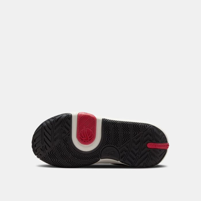 Nike Kids' Team Hustle D 11 Basketball Shoes White image number 3