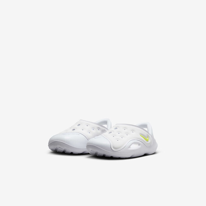 Nike Kids' Aqua Swoosh Sandals White image number 4