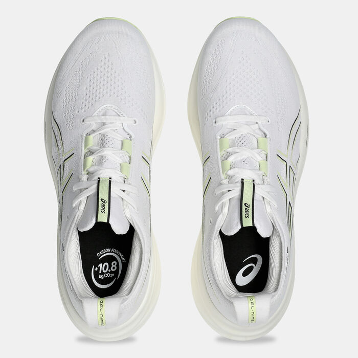 ASICS Men's GEL-NIMBUS 26 Running Shoes White ASICS Men's GEL-NIMBUS 26 Running Shoes White image number 4