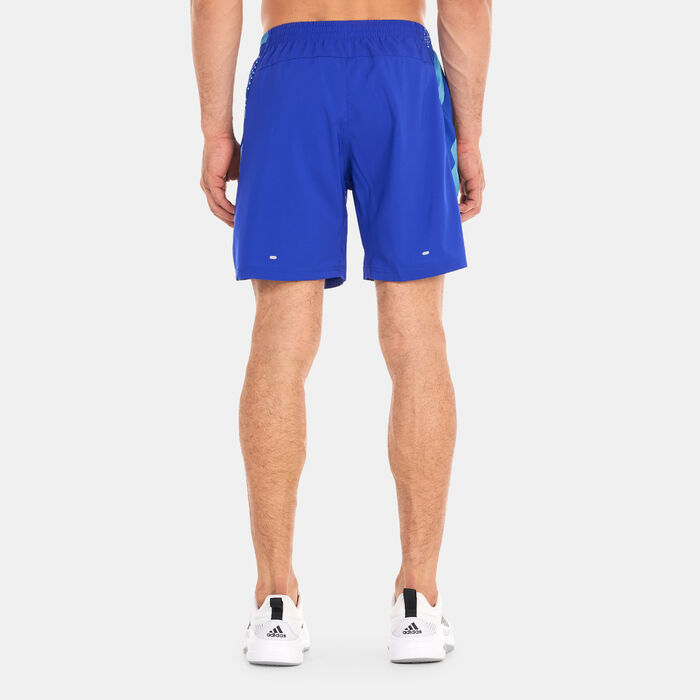 adidas Men's Own the Run Seasonal Shorts Blue adidas Men's Own the Run Seasonal Shorts Blue image number 1