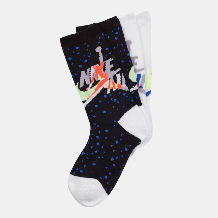 Kids' Zonal Cushioned Crew Socks (2 Pack) Kids' Zonal Cushioned Crew Socks (2 Pack) image number 0