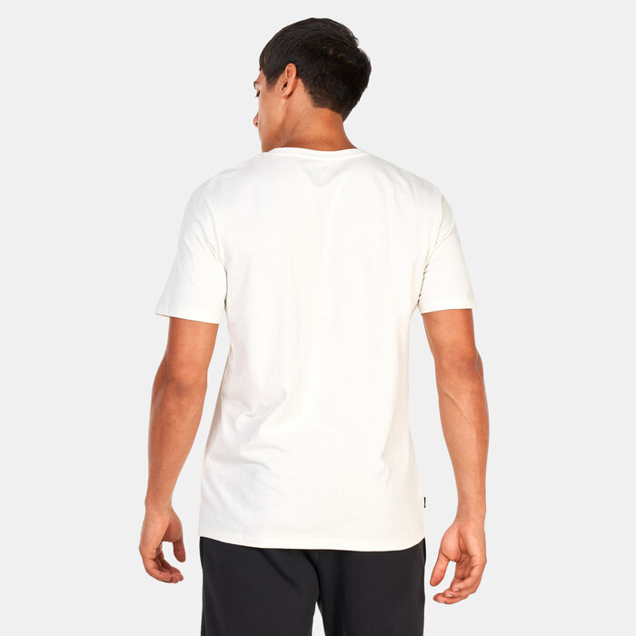 Timberland Men's Linear Logo Seasonal Camo T-Shirt White image number 1