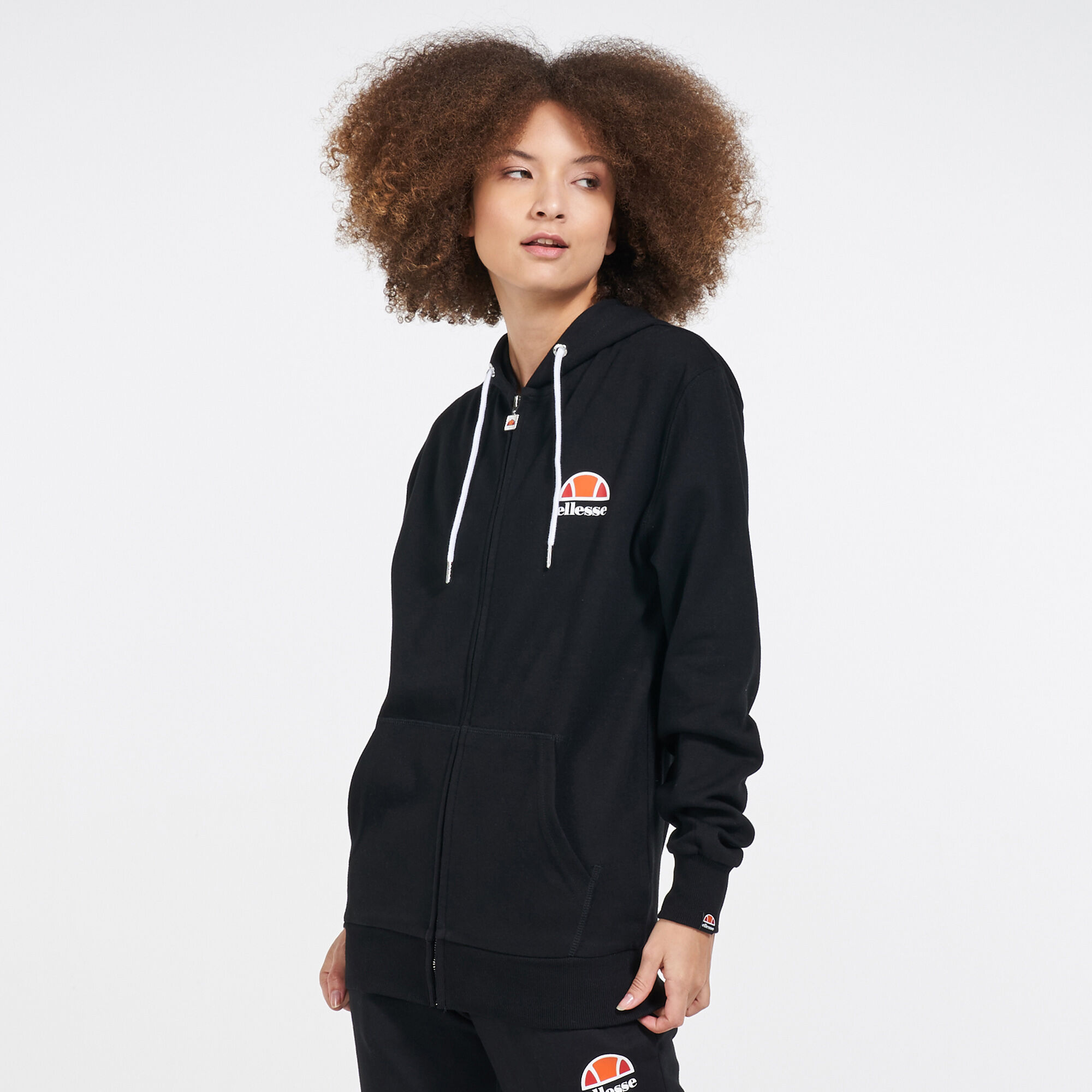 Ellesse zip clearance up hoodie womens