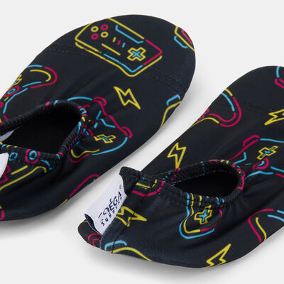 COEGA Kids' Pool And Beach Slip-On Shoes Black COEGA Kids' Pool And Beach Slip-On Shoes Black