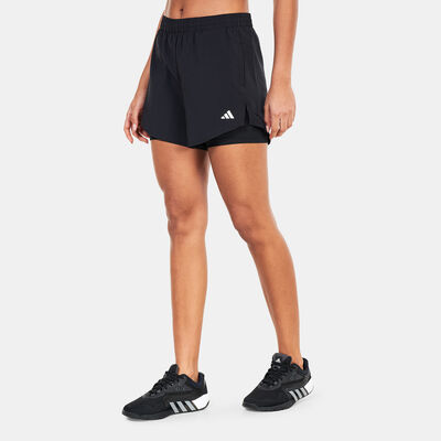 adidas Women's Win 2in1 Shorts Black adidas Women's Win 2in1 Shorts Black