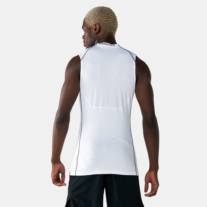 Nike Men's Dri-FIT Tank Top White Nike Men's Dri-FIT Tank Top White image number 1