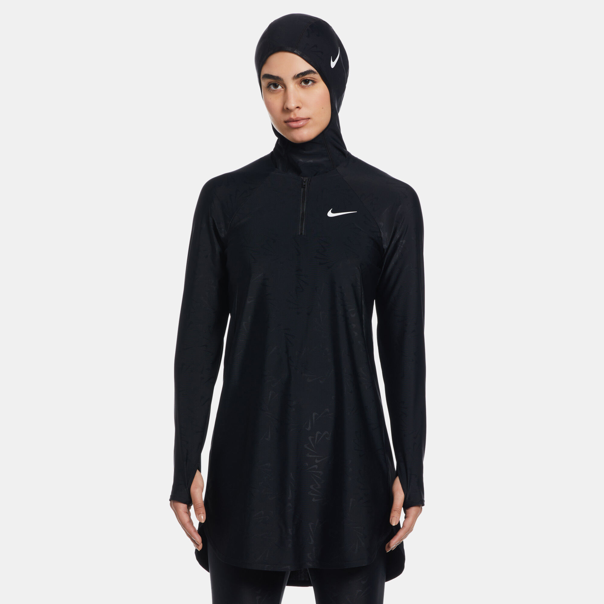 Buy Nike Swim Women's Full Coverage Swimming Tunic Black in KSA -SSS