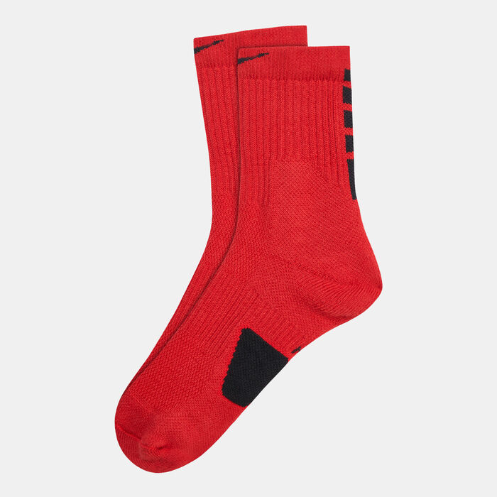 Nike Elite Mid Basketball Socks Red image number 0