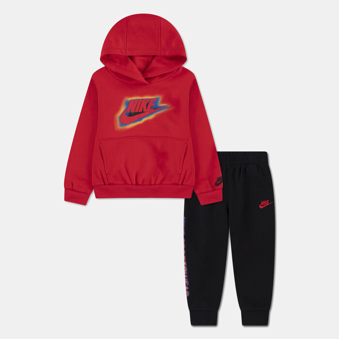 Nike Kids' Sportswear Hoodie and Joggers Set Black Nike Kids' Sportswear Hoodie and Joggers Set Black image number 0